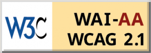 An button linking the WCAG2 website